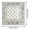 Elerevyo Women's Paisley Satin Square Scarf - 3 of 4
