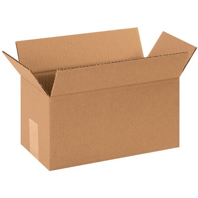 The Packaging Wholesalers Heavy-Duty Boxes 12" x 6" x 6" Kraft 25/Bundle BS120606HD
