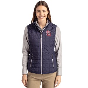 St Louis Cardinals Cutter & Buck Rainier PrimaLoft® Womens Eco Insulated Full Zip Puffer Vest - 1 of 1