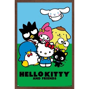Trends International Hello Kitty and Friends: 21 Core - Standing Framed Wall Poster Prints - 1 of 4