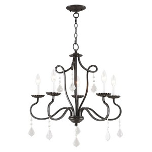 Livex Lighting Callisto 5 - Light Chandelier in  English Bronze - 1 of 2