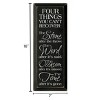 Slickblue Four Things You Can’t Recover Wood Sign – Rustic Wall Decor – Inspirational Quote 7x18 Inches, Color Options - 3 of 3