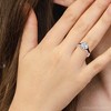 Pompeii3 Men's 1 1/2Ct Round Diamond Signet Ring 14k Gold or Platinum Lab Created - 4 of 4