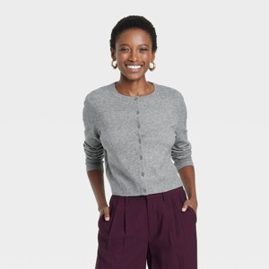 Women's Cozy Knit Cardigan - A New Day™ - 1 of 4