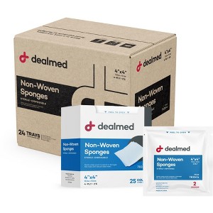 Gauze Pads, Sterile 2'S, Non Woven, 4" X 4", 4 Ply - 1 of 4