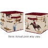 Sweet Jojo Designs Fabric Storage Bins Set Wild West Cowboy Multicolor - image 3 of 3