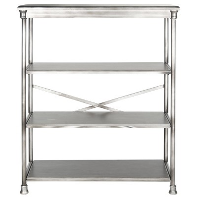 46" Decorative Bookshelf Silver - Safavieh