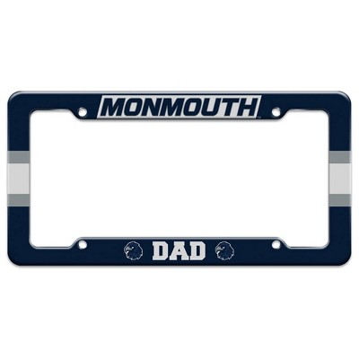 Monmouth University Dad License Plate Tag Frame