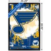 Trends International NHL St. Louis Blues - Maximalist Logo 23 Framed Wall Poster Prints - 3 of 4