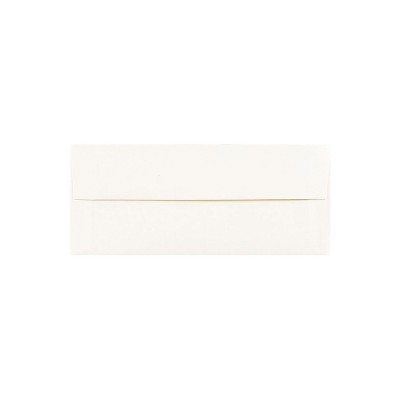 JAM Paper #10 Parchment Business Envelopes 4.125 x 9.5 White Recycled 900829012