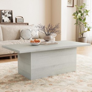 Vipbear Coffee Table, 55 LBS Capacity, 47.25-Inch Waterproof Desktop, Premium Design for Living Room and Office - 1 of 4