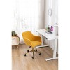 CAVINAS Modern Swivel Home Office Desk Chairs, Adjustable Height Office Chair, 360 Revolving Home Office Chair with Universal Wheel for Indoor - 3 of 4