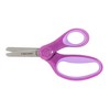 Fiskars 5" Sparkle SoftGrip Blunt Kids' Scissors Purple - 4 of 4