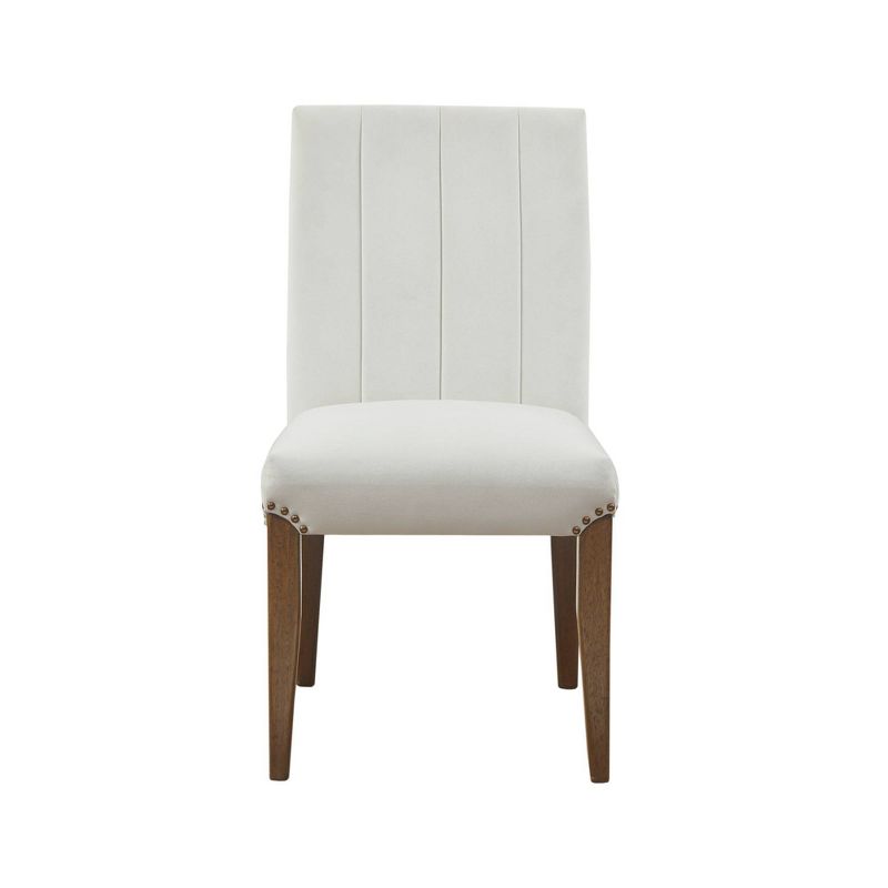 2pk Zuri Channel Tufting Dining Chairs Cream - Madison Park, 3 of 11