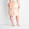 Women's Midi Pencil Skirt - Future Collective Light Pink Floral - 2 of 3
