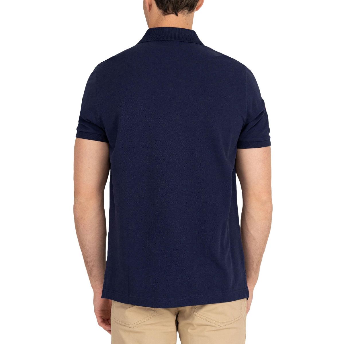 U.S. Polo Assn. Men's Slim Fit Stretch Pique Polo with Chest Pocket - thumbnail 4