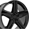 OE Wheels LLC JP06-20090-5500-34B Black Wheel Painted (20 x 9. inches /5 x 127 mm, 34 mm Offset) - 3 of 3