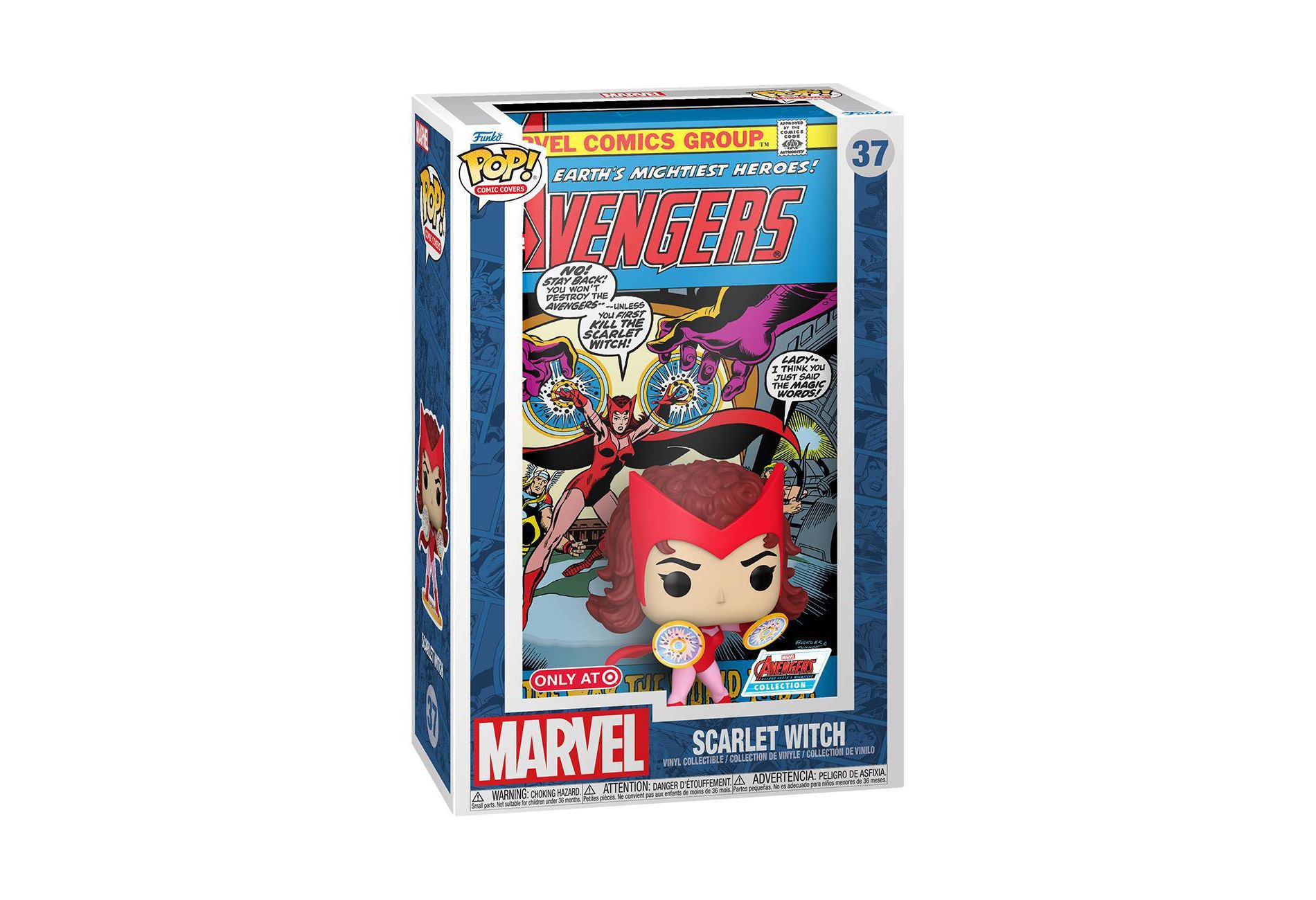 Funko POP! Comic Cover: Marvel Avengers 104 - Scarlet Witch Vinyl Collectible (Target Exclusive)