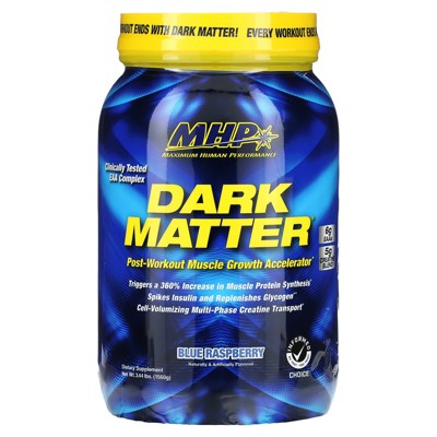 MHP DARK MATTER, Post-Workout Muscle Growth Accelerator, Blue Raspberry, 3.44 lbs (1,560 g)