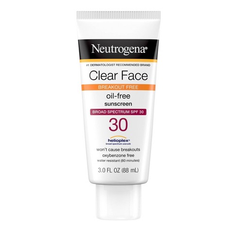 Neutrogena Clear Face Liquid Sunscreen Lotion - 3 fl oz - image 1 of 4