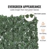 Munora 96"x72" Artificial Ivy Privacy Fence - Faux Hedges Green Wall Screen with Strengthened Joints - Outdoor Decor for Garden, Yard, Balcony, Patio - 2 of 4