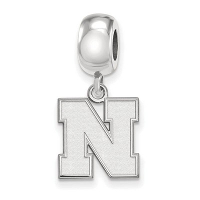 Black Bow Jewelry Sterling Silver Nebraska Cornhuskers NCAA Bead Charm