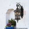 YIYIBYUS Exterior Wall Light Fixture Retro Sconces Wall Lighting, Waterproof Outdoor Lantern for Hallway Doorway - 4 of 4