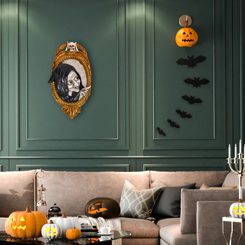 24" Halloween Witch Wall Décor, 2 of 5