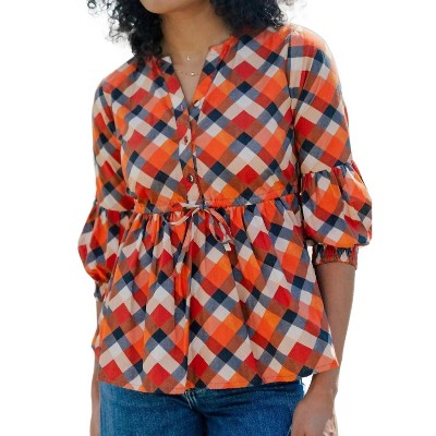 Women's Nevaeh Blouse - Marigold