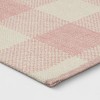 2'x3' Machine Washable Oversized Gingham Handwoven Scatter Accent Rug - Room Essentials™ - 3 of 4