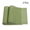 Unique Bargains PVC Heat Resistant Washable Non-slip Placemat - 3 of 4
