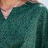 Women's Chic Spotted Green Tie-Waist Dress - Cupshe - 4 of 4