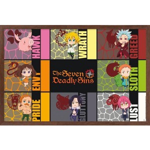 Trends International The Seven Deadly Sins: Season 3 - Chibi Sins Framed Wall Poster Prints - 1 of 4