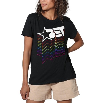 Women's Logo Cascading Rainbow Loose T-Shirt