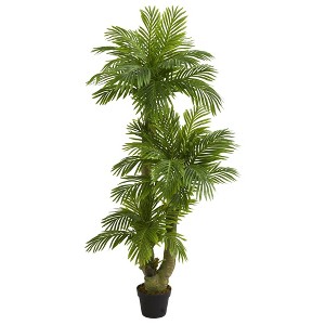 Nearly Natural 5’ Triple Phoenix Palm Artificial Tree - 1 of 1