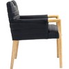 Meridian Furniture,Aimee Vegan Leather Dining Arm Chair - 4 of 4