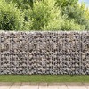 vidaXL Gabion Wall Galvanized Steel 177.2"x11.8"x39.4" - 4 of 4