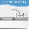 WOWOW 8 in. Commercial Faucet Swivel Spout Replacement in Polished Chrome with G3/4 Internal Thread - 2 of 4