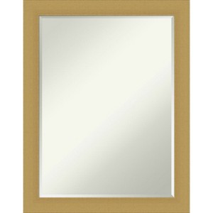 Amanti Art Grace Brushed Gold Petite Bevel Bathroom Wall Mirror 27.5 x 21.5 in. - 1 of 4