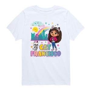 Boys' - Gabby's Dollhouse - Cat Francisco Short Sleeve Graphic T-Shirt - 1 of 4