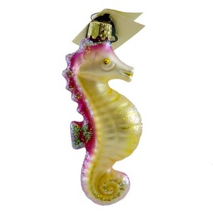 Tannenbaum Treasures Holiday Ornament Seahorse With Glitter We868n - 1 of 2