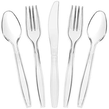 Plastic Forks, Spoons, Knives - 120ct - Smartly™