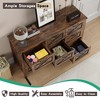 9 Drawers Dresser, Wood Rustic Chests of Drawers for TV Stand - 3 of 4