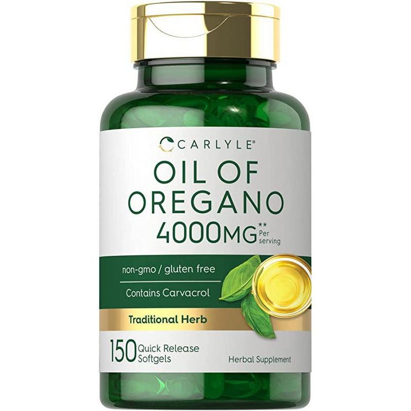 Carlyle Oregano Oil 4000mg | 150 Softgel Capsules, 1 of 4