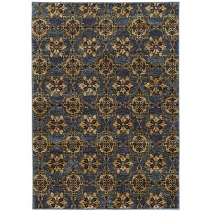 Oriental Weavers Andorra 6883C Blue/ Gold Indoor Area Rug - 5'3" x 7'3" - 1 of 3