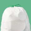 UltraStretch Rodent Repellent Tall Kitchen Drawstring Trash Bags - Mint Scent - 13 Gallon - up&up™ - image 2 of 4