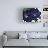 Trademark Fine Art - Georgia O'Keefe Black and Purple Petunias Matted Framed Art - 2 of 4