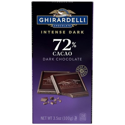 Ghirardelli Intense Dark 72% Cacao Chocolate Bar - 3.5 oz