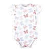Hudson Baby Infant Girl Cotton Layette Set, Gold Pastel Butterfly - 4 of 4