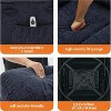 Rocker Recliner, 360° Swivel Linen Glider Chairs, Side Pocket & 2 Cup Holders, for Living Room, Bedroom - 4 of 4